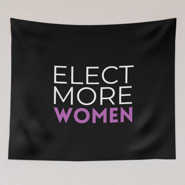 Item preview, Elect More Women. Women's Rights designed and sold by Subtle Pride Shop.