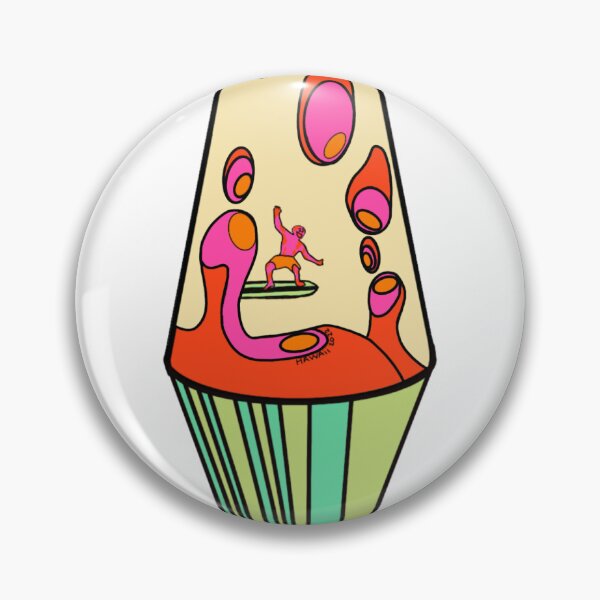 Item preview, Surfing in a lava lamp designed and sold by hkdrass31.