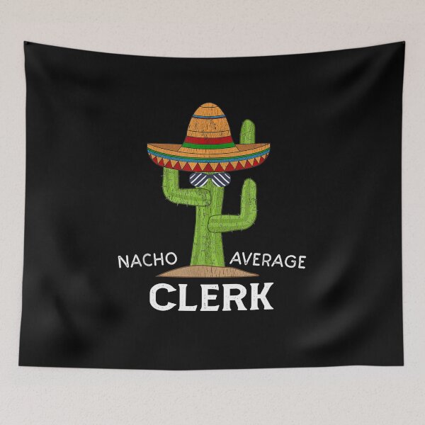 Item preview, Fun Funny clerk Humor Gifts, Funny Cactus illustration distressed Design Meme Saying clerk Dad Husband Christmas Fathers Day Gift designed and sold by xlnv.