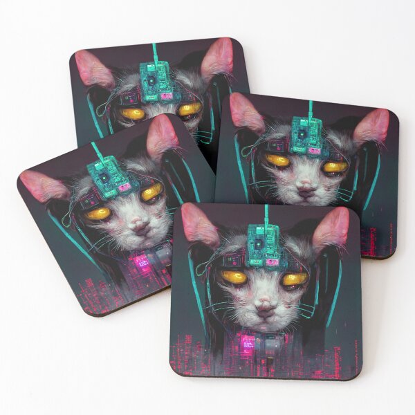 Item preview, Aria The Colma CyberCat designed and sold by thelofidragon.