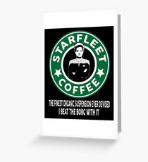Janeway's Coffee Greeting Card