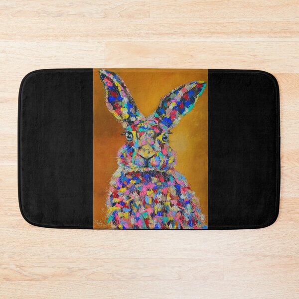 Item preview, Bunny, Pop Art, edited oil painting by Marina Daniluka designed and sold by MariDaniArt.
