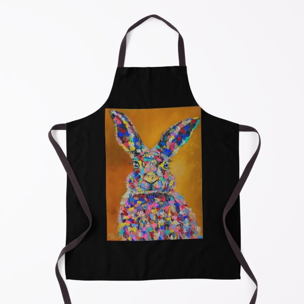 Item preview, Bunny, Pop Art, edited oil painting by Marina Daniluka designed and sold by MariDaniArt.