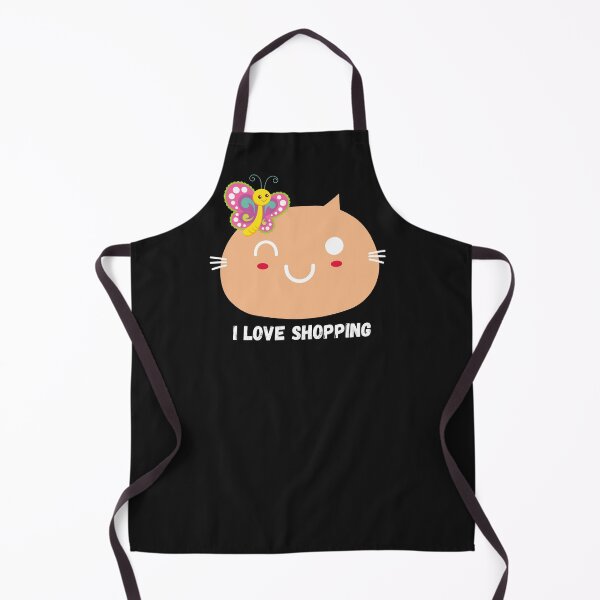 Item preview, Cute shopping-loving butterfly cat. I love shopping. designed and sold by EMIPRINCESS.