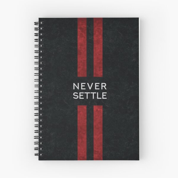 Item preview, NEVER SETTLE designed and sold by Adnan0701.