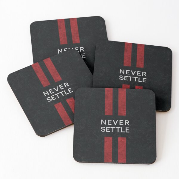 Item preview, NEVER SETTLE designed and sold by Adnan0701.
