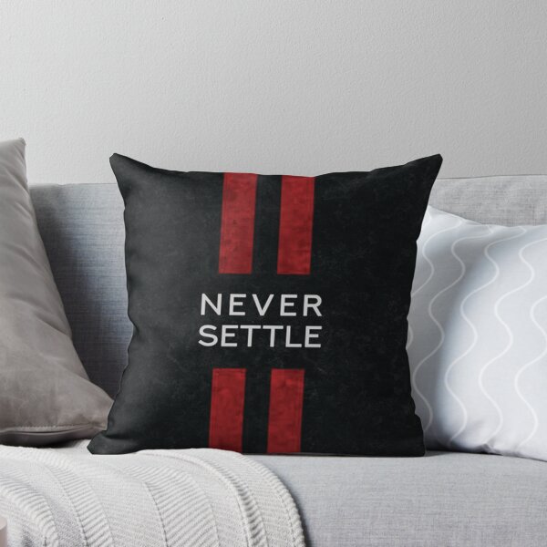 Item preview, NEVER SETTLE designed and sold by Adnan0701.