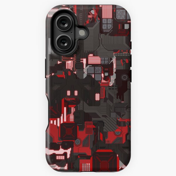 Item preview, Red Stylized Motherboard designed and sold by CGShirts.