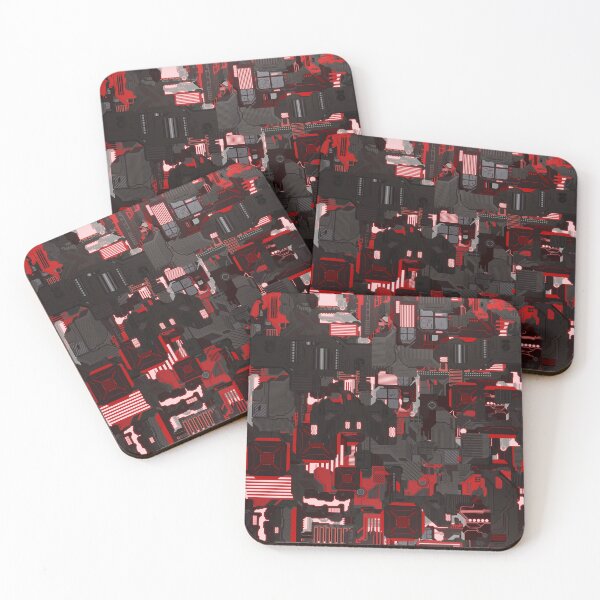Item preview, Red Stylized Motherboard designed and sold by CGShirts.