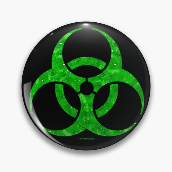 Item preview, Biohazard Green Symbol designed and sold by eXo-Designs.