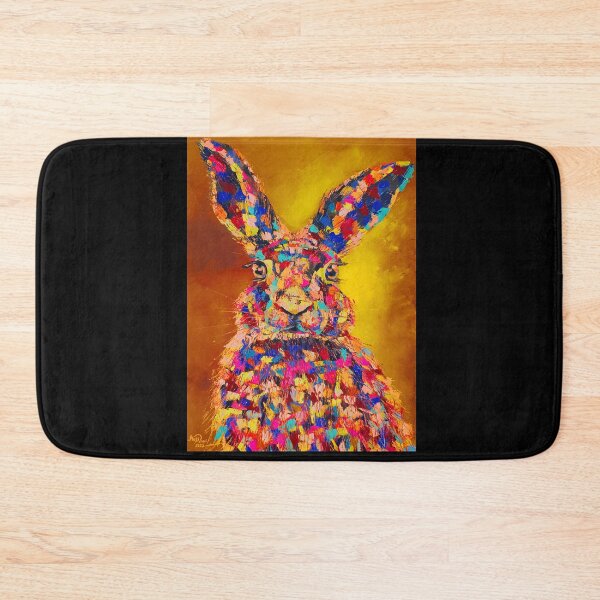 Item preview, Bunny, Pop Art, edited oil painting by Marina Daniluka designed and sold by MariDaniArt.