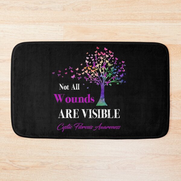 Item preview, Not All Wounds Are Visible Cystic Fibrosis Awareness designed and sold by Hatjar.