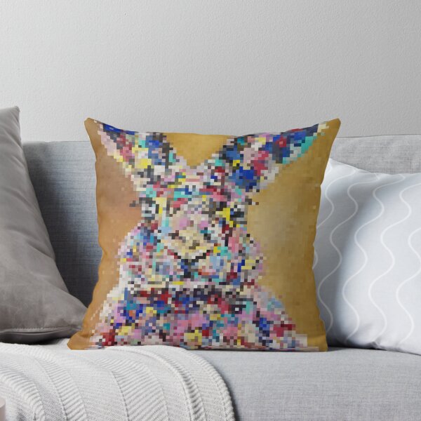 Item preview, Bunny, Pop Art, edited oil painting by Marina Daniluka designed and sold by MariDaniArt.