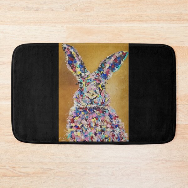 Item preview, Bunny, Pop Art, edited oil painting by Marina Daniluka designed and sold by MariDaniArt.