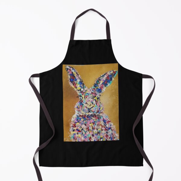 Item preview, Bunny, Pop Art, edited oil painting by Marina Daniluka designed and sold by MariDaniArt.