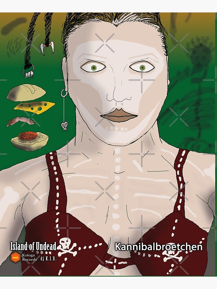 Thumbnail 6 of 6, Apron, Cannibal Bun (Island of Undead) designed and sold by dj-KIR.