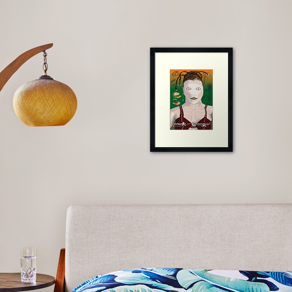 Item preview, Framed Art Print designed and sold by dj-KIR.