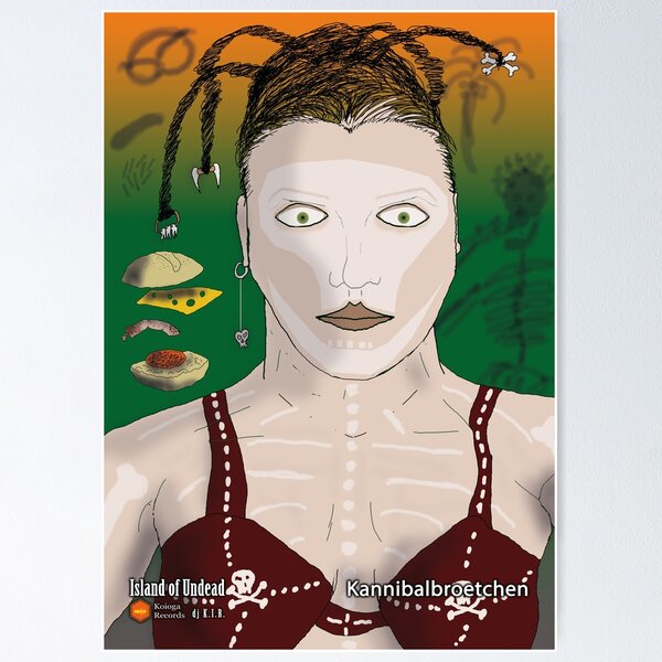 Item preview, Cannibal Bun (Island of Undead) designed and sold by dj-KIR.