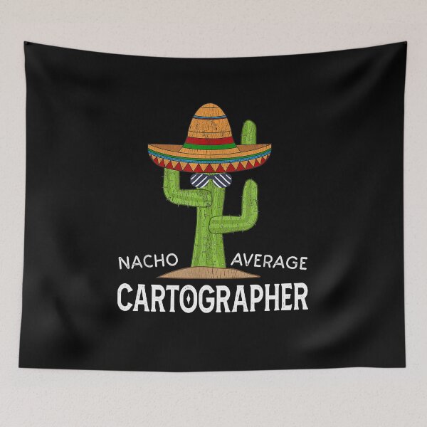 Item preview, Fun Funny cartographer Humor Gifts, Funny Cactus illustration distressed Design Meme Saying cartographer Dad Husband Christmas Fathers Day Gift designed and sold by xlnv.