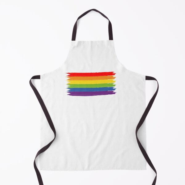 Item preview, RAINBOW FLAG brush strokes gay pride LGBTQ designed and sold by Inspirationmotivation.
