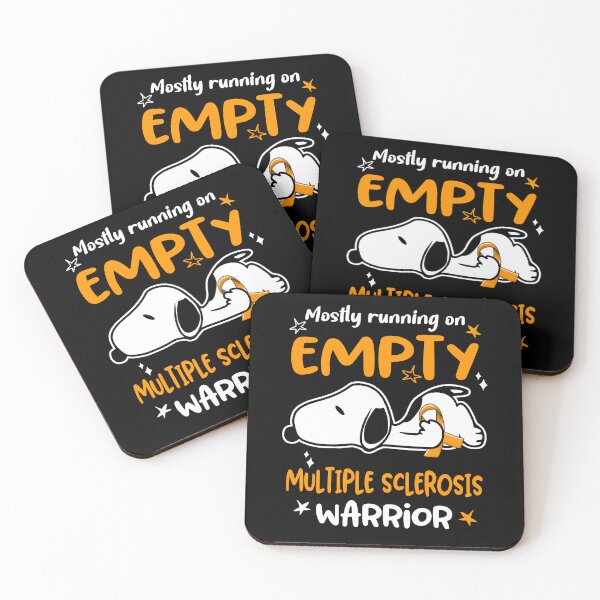 Item preview, Mostly Running on Empty Multiple Sclerosis Warrior designed and sold by Wlsnpeggy.