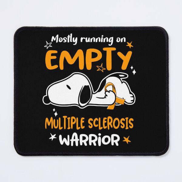 Item preview, Mostly Running on Empty Multiple Sclerosis Warrior designed and sold by Wlsnpeggy.