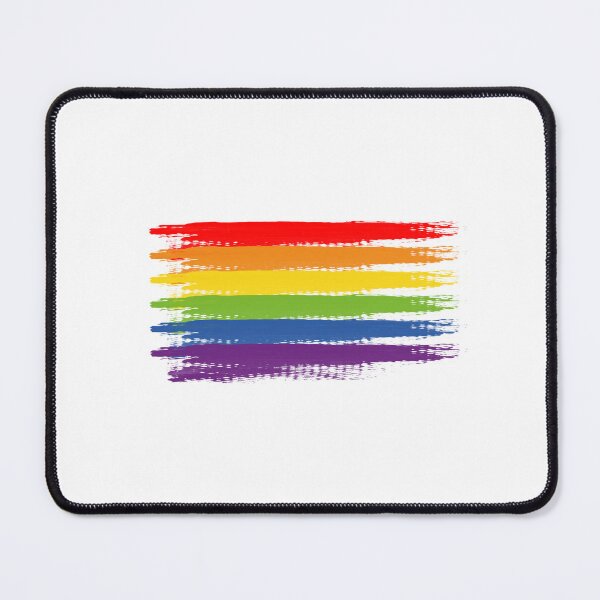 Item preview, RAINBOW FLAG gouache style gay pride LGBTQ designed and sold by Inspirationmotivation.