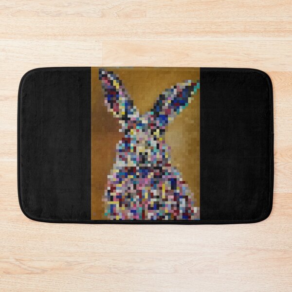 Item preview, Bunny, Pop Art, edited oil painting by Marina Daniluka designed and sold by MariDaniArt.