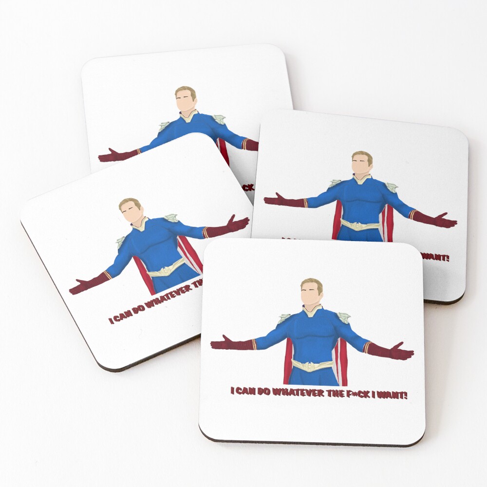 Homlander Flying Sticker