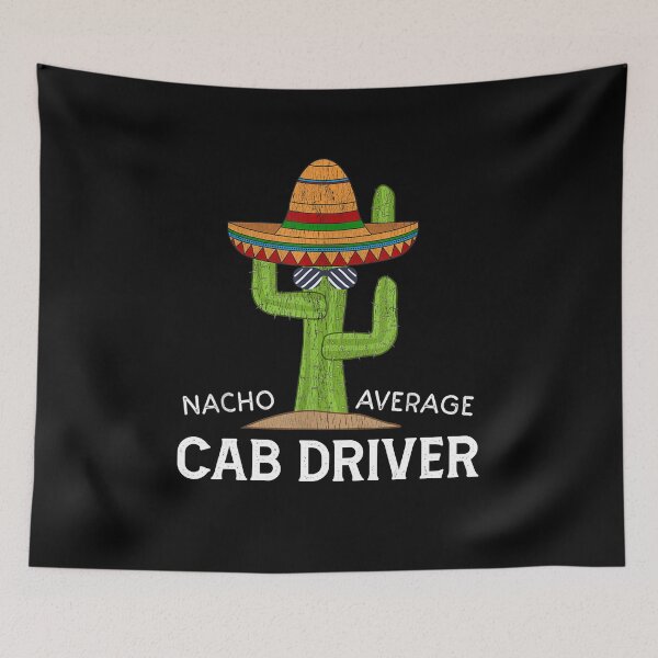 Item preview, Fun Funny cab driver Humor Gifts, Funny Cactus illustration distressed Design Meme Saying cab driver Dad Husband Christmas Fathers Day Gift designed and sold by xlnv.