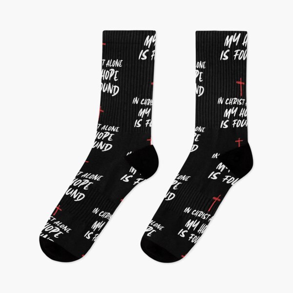 Item preview, In christ alone my hope is found. Christian quote, motivational words about god and jesus christ designed and sold by IsisOsiris.