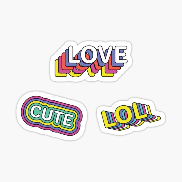 Love Cute LOL Sticker