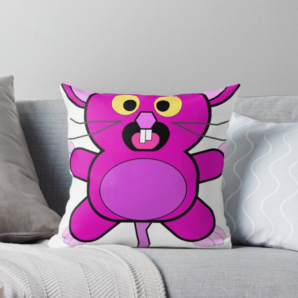 Item preview, EKK! Pink Rat designed and sold by LittlePuzzleArt.
