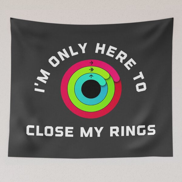 Item preview, I'm Only Here To Close My Rings designed and sold by Raw Creative Prints.