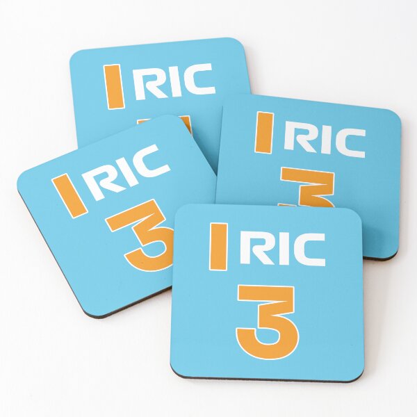 Item preview, 3 RIC. New 2022 Design Driver and Number (White - Blue BG) designed and sold by FilipeFerreira.