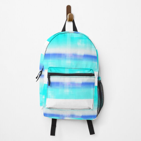 Item preview, STYLISH PAINT BLUE CYAN WHITE MARINE AQUA BLOCKISM. designed and sold by Ralek.