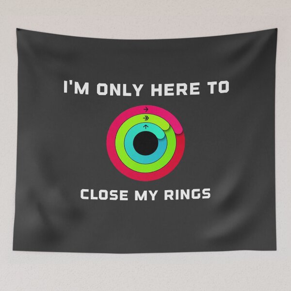 Item preview, I'm Only Here To Close My Rings designed and sold by Raw Creative Prints.