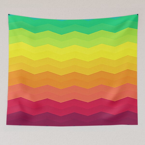 Item preview, colorful zig zag stripes pattern designed and sold by cutecrazytshirt.