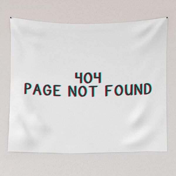 Item preview, 404 page not found... designed and sold by hamzaaraz.
