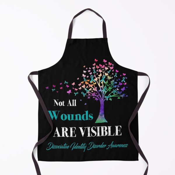 Item preview, Not All Wounds Are Visible Dissociative Identity Disorder Awareness designed and sold by Hatjar.