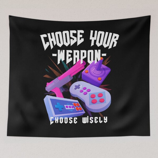 Item preview, Choose Your Weapon For Gamers designed and sold by KathteeDesign.