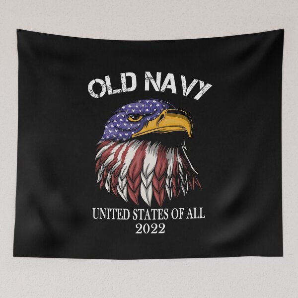 Item preview, old navy flag designed and sold by Anoirshop ⭐⭐⭐⭐⭐.