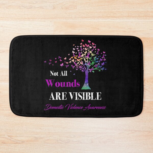 Item preview, Not All Wounds Are Visible Domestic Violence Awareness designed and sold by Hatjar.