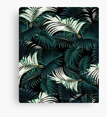 TROPICAL JUNGLE - Night Canvas Print