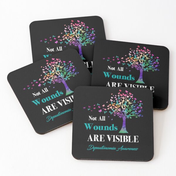 Item preview, Not All Wounds Are Visible Dysautonomia Awareness designed and sold by Hatjar.