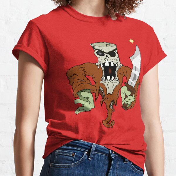 Ghost Pirate Skull T-Shirt (Ladies)