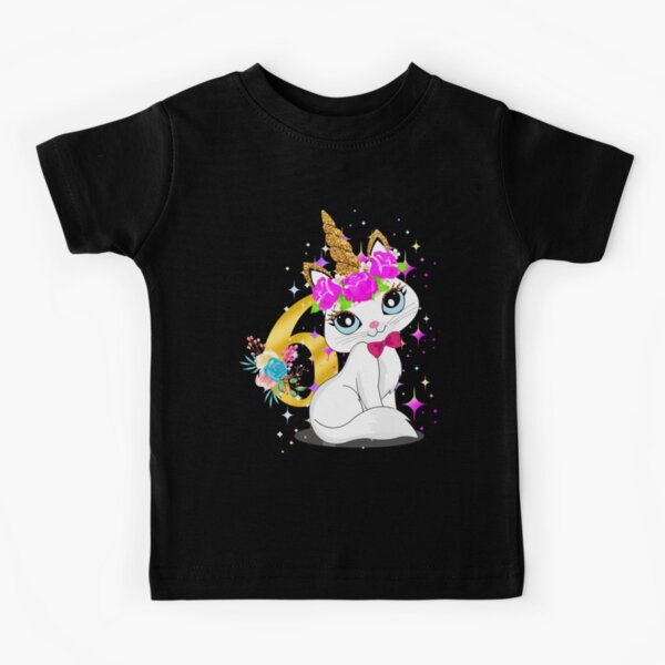 6th Birthday Girl Kids T-Shirts for Sale