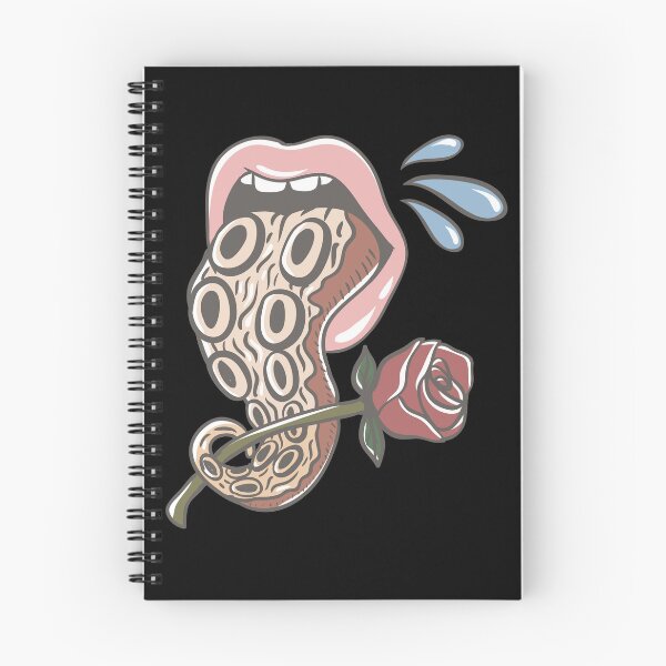 Item preview, Octopus tongue with rose designed and sold by Disturbed-Mind.