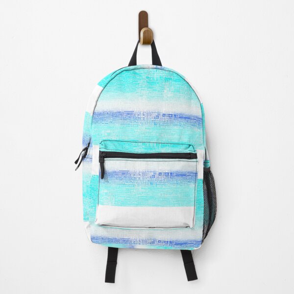 Item preview, STYLISH PAINT BLUE CYAN WHITE MARINE AQUA BLOCKISM. designed and sold by Ralek.