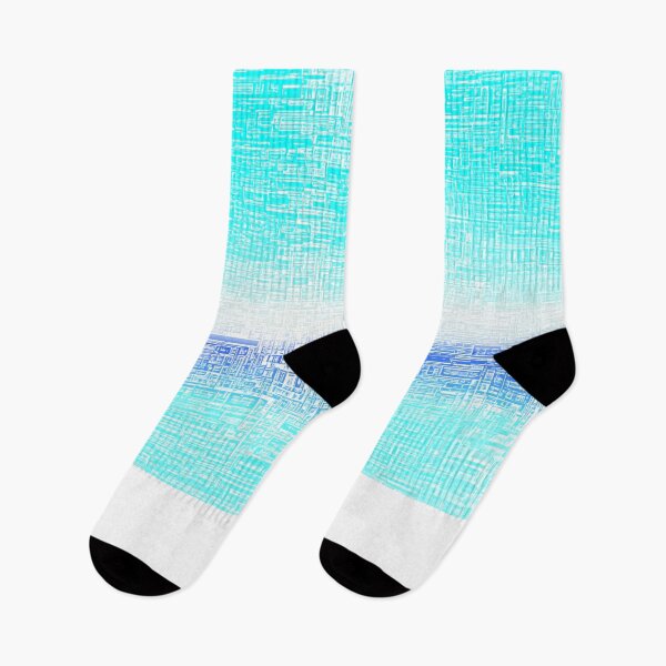 Item preview, STYLISH PAINT BLUE CYAN WHITE MARINE AQUA BLOCKISM. designed and sold by Ralek.
